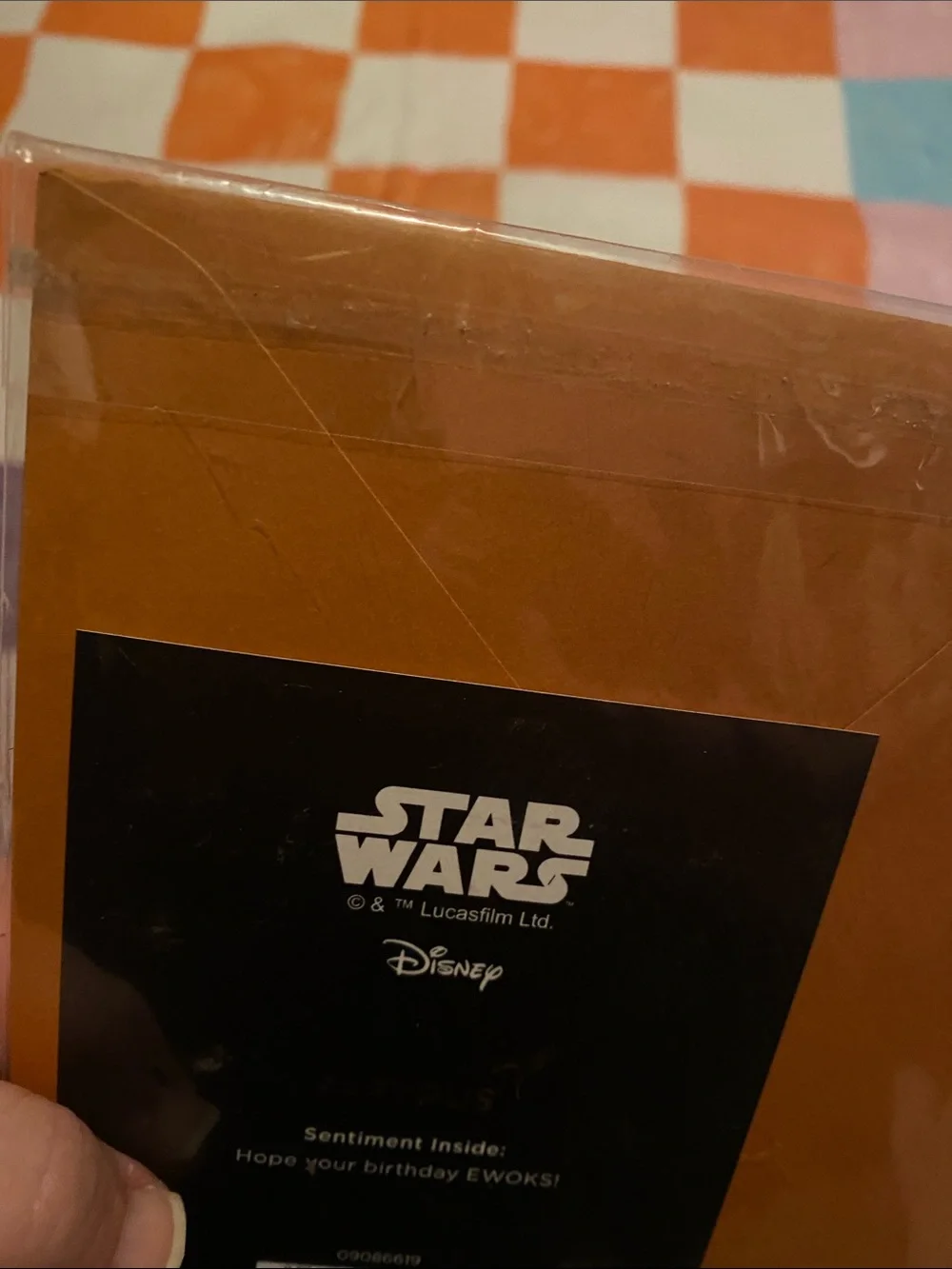 Fuzzy Ewok Birthday Card